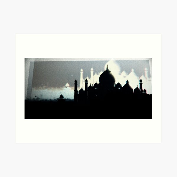 A Silent Film About a Death in Agra Art Print