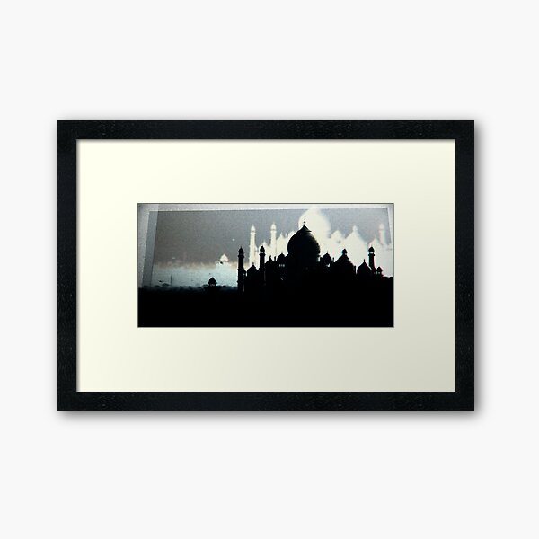 A Silent Film About a Death in Agra Framed Art Print