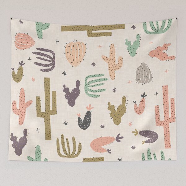 Item preview, Cactus - mint, pink, gold designed and sold by Laura Wright.