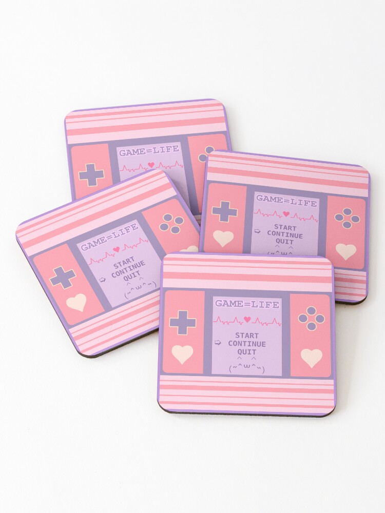 Thumbnail 1 of 5, Coasters (Set of 4), Kawaii Game Console designed and sold by inspiremari.