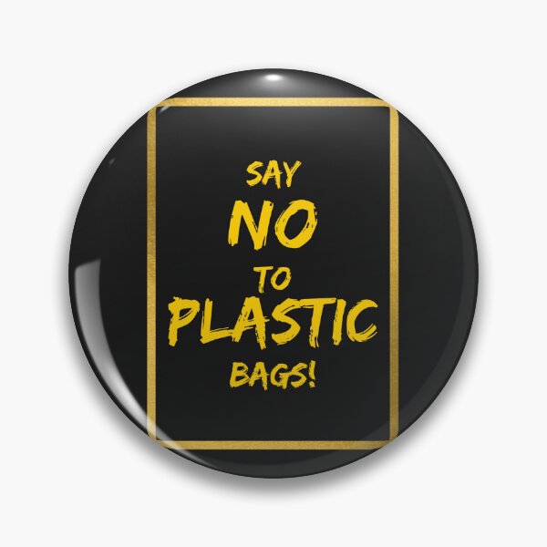 Item preview, say no to plastic bags and Save the world designed and sold by HDpod.