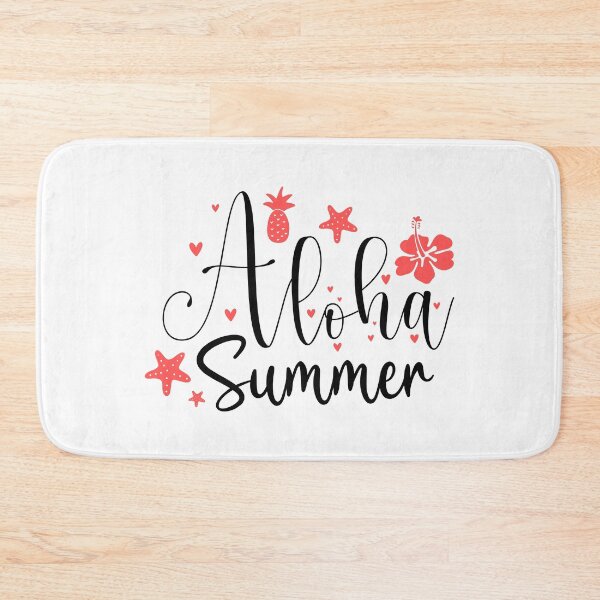 Item preview, Aloha Summer Fun Summertime Saying Black Typography designed and sold by MindfulMeta.
