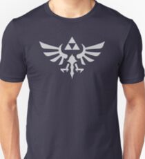 The Legend of Zelda Royal Crest (silver) Unisex T-Shirt