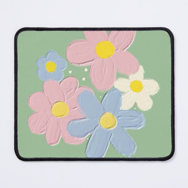 Item preview, Green Background Flowers designed and sold by CherieArts.