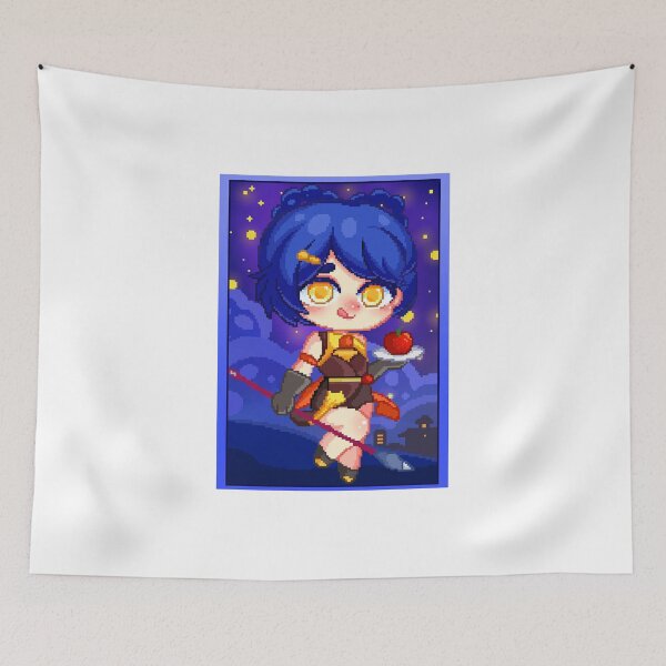 Item preview, Chibi pixel art Xiangling  genshin designed and sold by Toyger-Lilly.