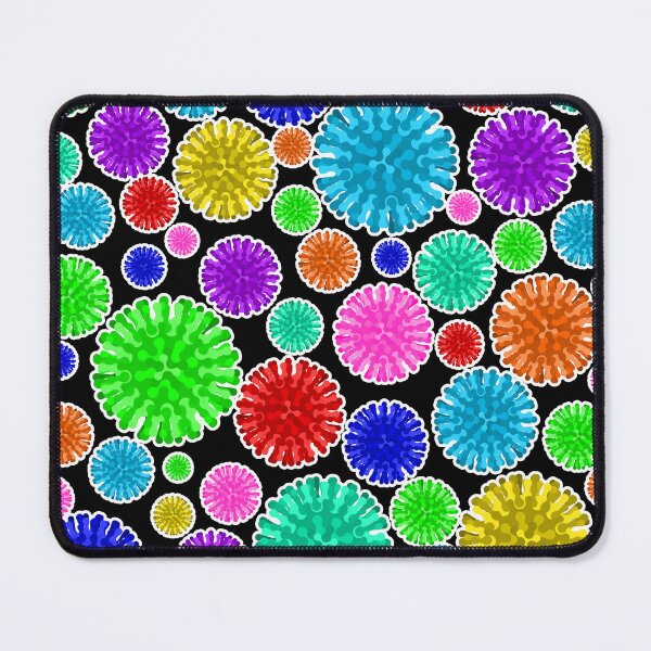 Item preview, Colorful Virus Soup - Black Background designed and sold by Artsy-Chemist.