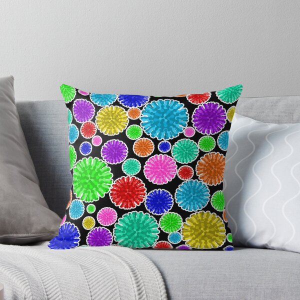 Item preview, Colorful Virus Soup - Black Background designed and sold by Artsy-Chemist.