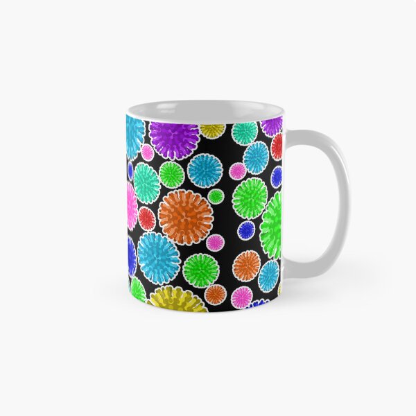 Item preview, Colorful Virus Soup - Black Background designed and sold by Artsy-Chemist.