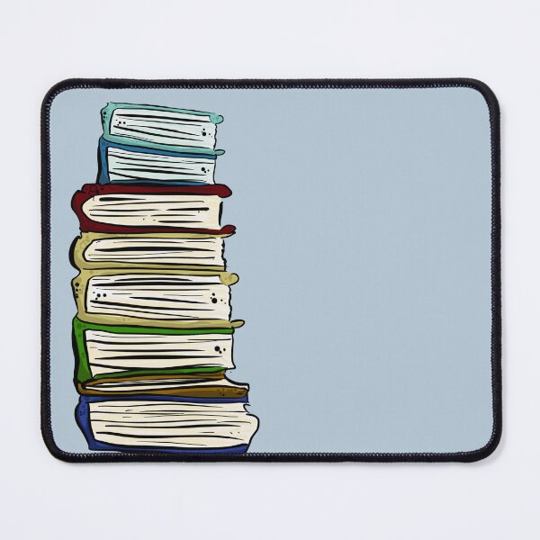 Item preview, ‘Let Me Just Finish This Page’ stack of books designed and sold by Moshruum.