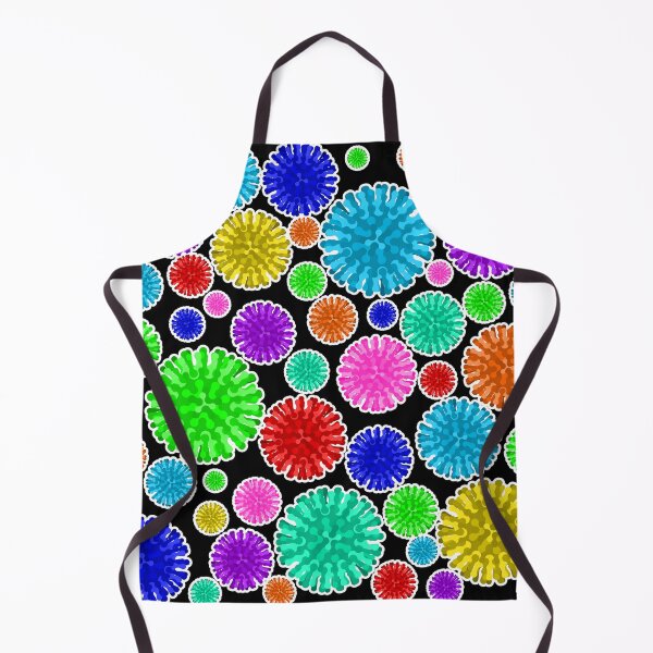 Item preview, Colorful Virus Soup - Black Background designed and sold by Artsy-Chemist.