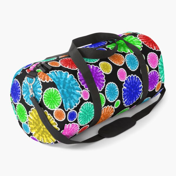 Item preview, Colorful Virus Soup - Black Background designed and sold by Artsy-Chemist.