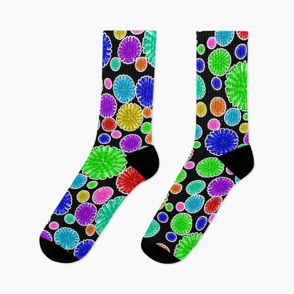 Item preview, Colorful Virus Soup - Black Background designed and sold by Artsy-Chemist.