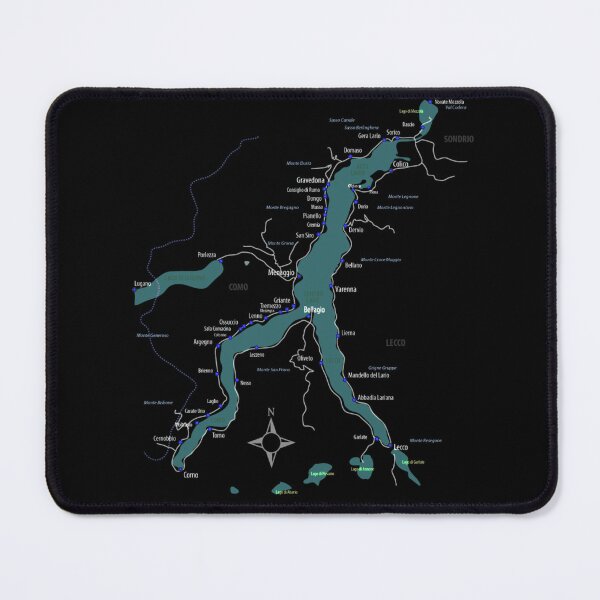 Item preview, Lake Como Map designed and sold by kotica.