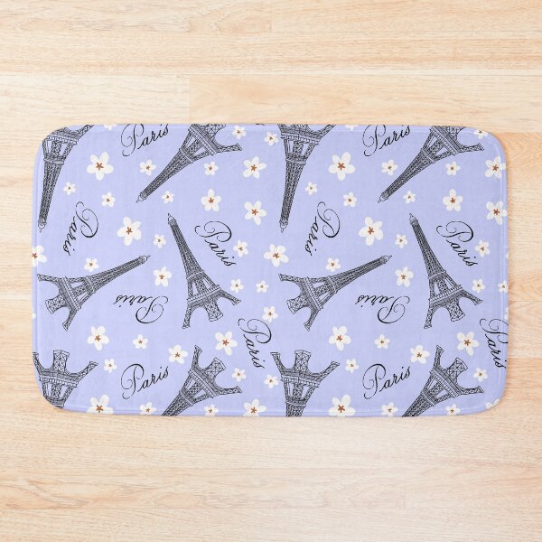 Item preview, Floral Paris Pattern Blue designed and sold by Julie Erin Designs.