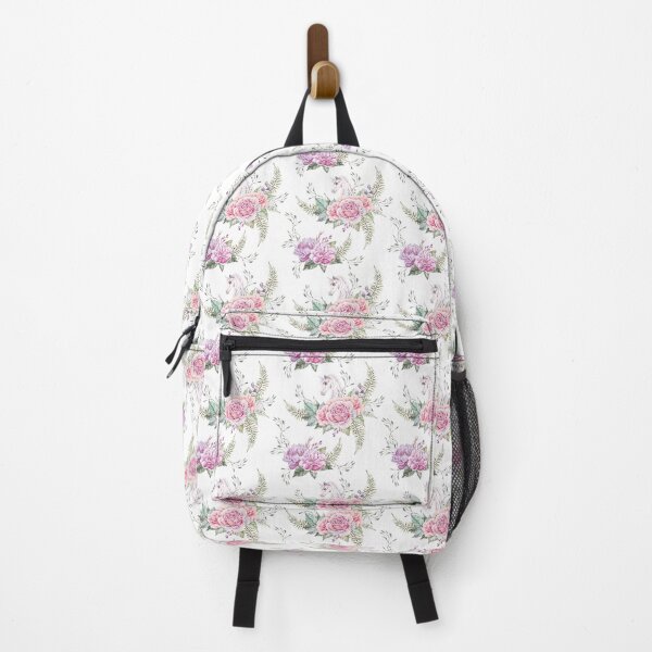 Item preview, Watercolor hand painted cute floral unicorn digital painting, repeat pattern designed and sold by tiana-geo.