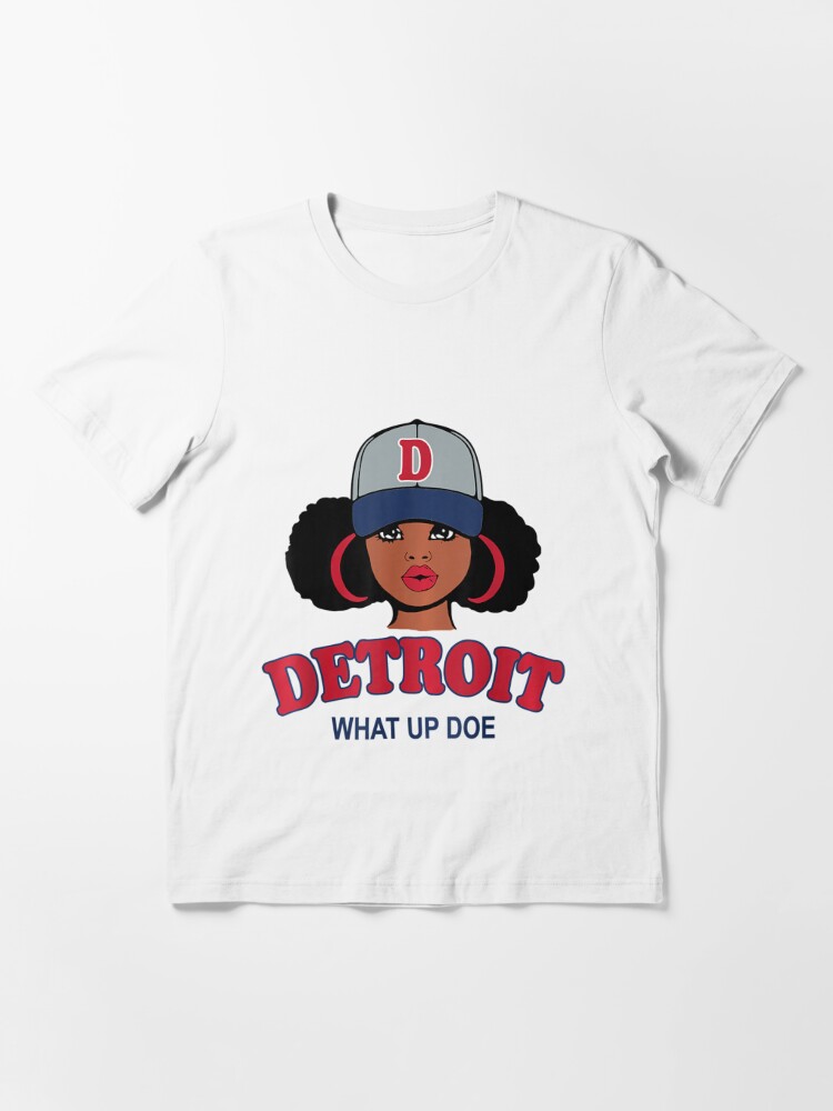 Womens Detroit Life 313 V Neck T Shirt L / Heather Blk/White