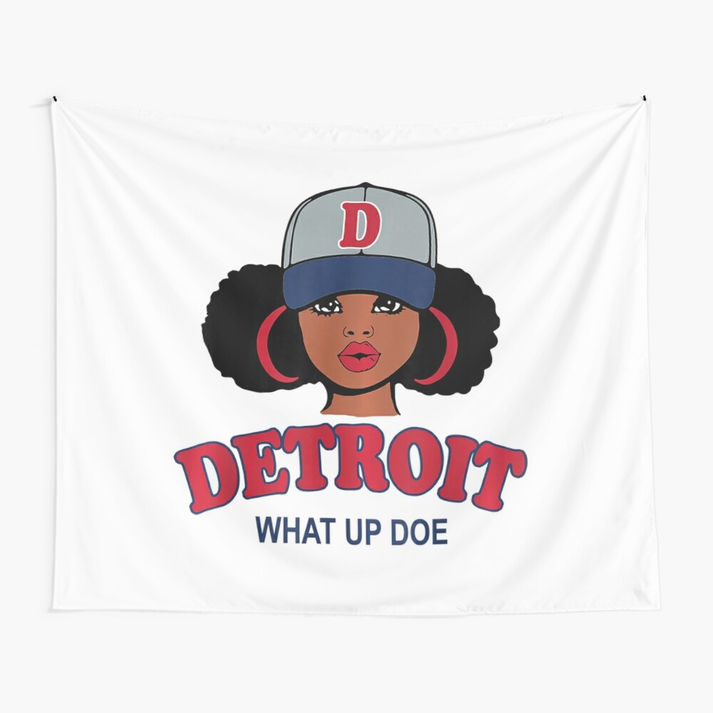 Detroit Life 313 RED/WHT T Shirt L / Red/Black