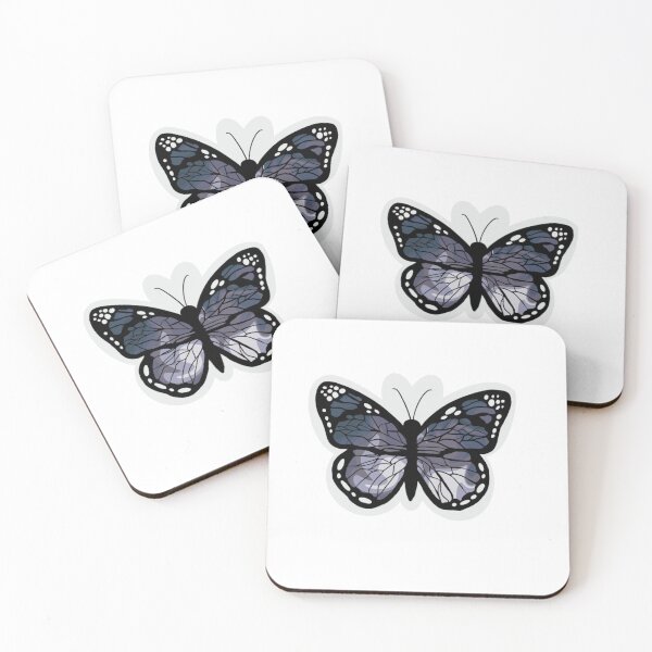 Item preview, Grey Tie-Dye Butterfly  designed and sold by Stickalicous.