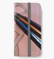 colored pencil iPhone Wallet/Case/Skin