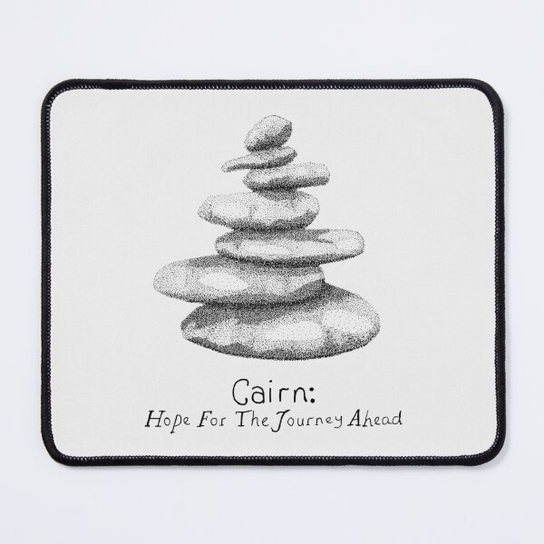 Item preview, Inspirational Cairn Rock Stack with Quote designed and sold by BrokenLDesign.