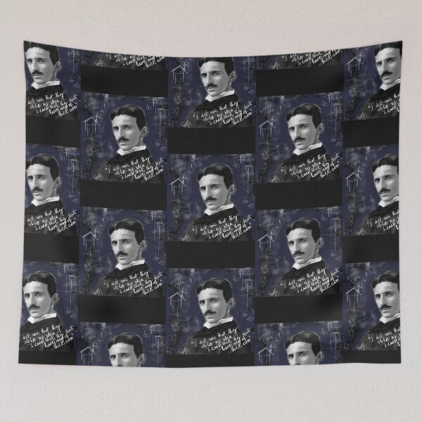 Item preview, nicola tesla designed and sold by TindallMacari.