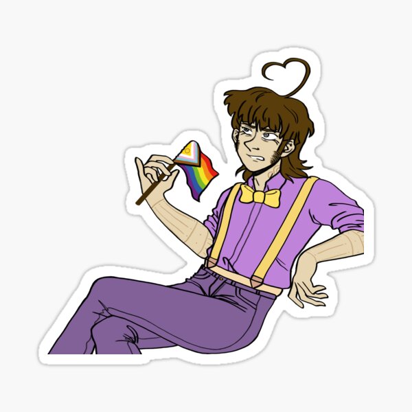 william supports gays Sticker for Sale by ryo-creampuff