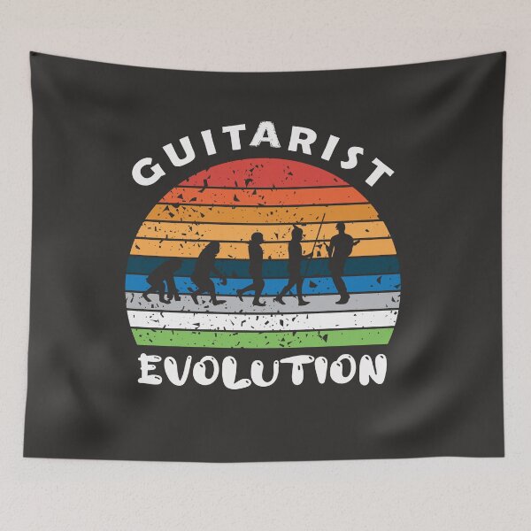 Item preview, Guitarist Evolution  - Gift for musicians  designed and sold by KereetsaOne.