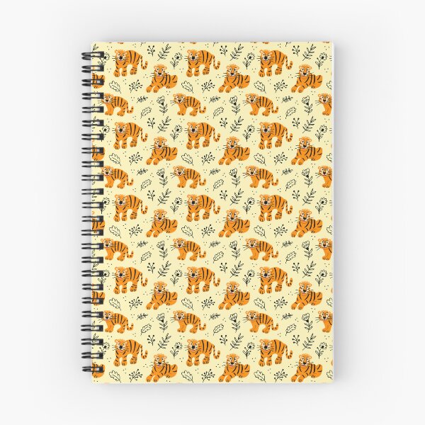 Item preview, Cutesy Tiger Cartoon and Flowers designed and sold by randrgiftshop.