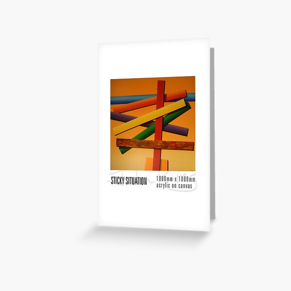Sticky Situation Greeting Card