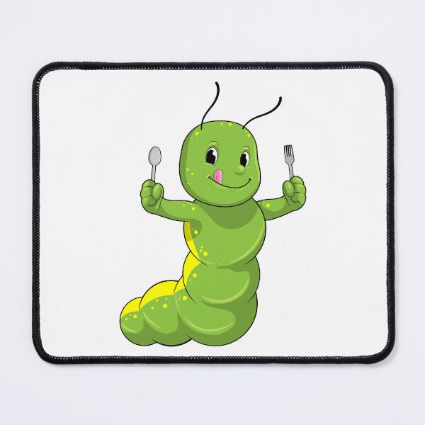 Item preview, Caterpillar with Spoon & Fork designed and sold by Snabdesign84.