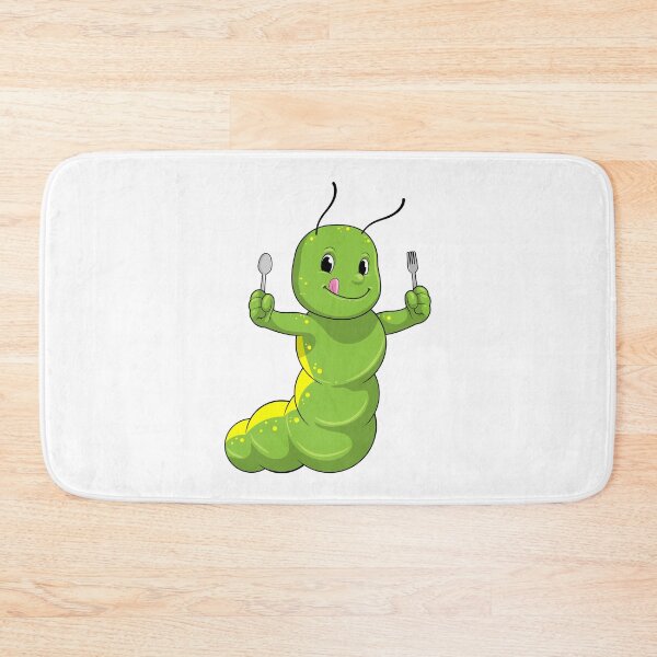 Item preview, Caterpillar with Spoon & Fork designed and sold by Snabdesign84.
