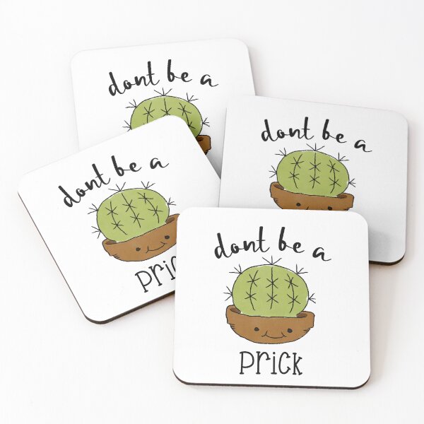 Item preview, Dont be a prick cute image with cact designed and sold by afonso-arts.