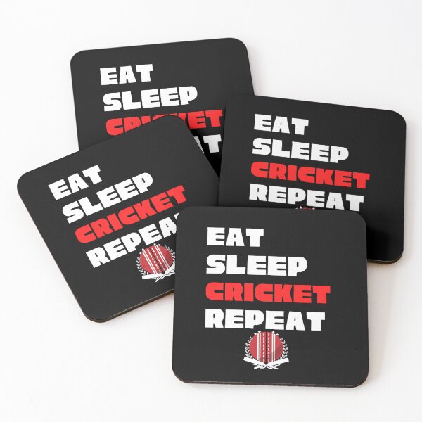 Item preview, EAT SLEEP CRICKET REPEAT designed and sold by Affyboss6.