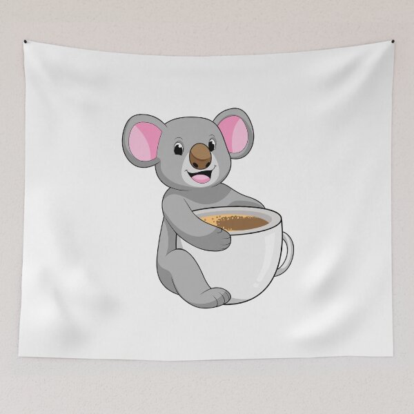 Item preview, Koala with Coffee Cup designed and sold by Snabdesign84.