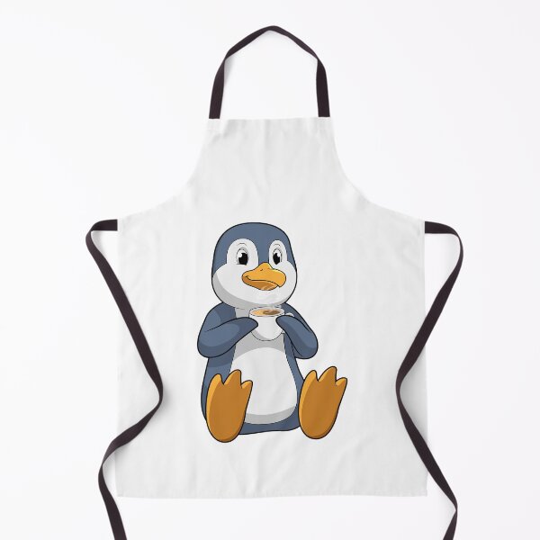 Item preview, Penguin with Coffee Cup designed and sold by Snabdesign84.
