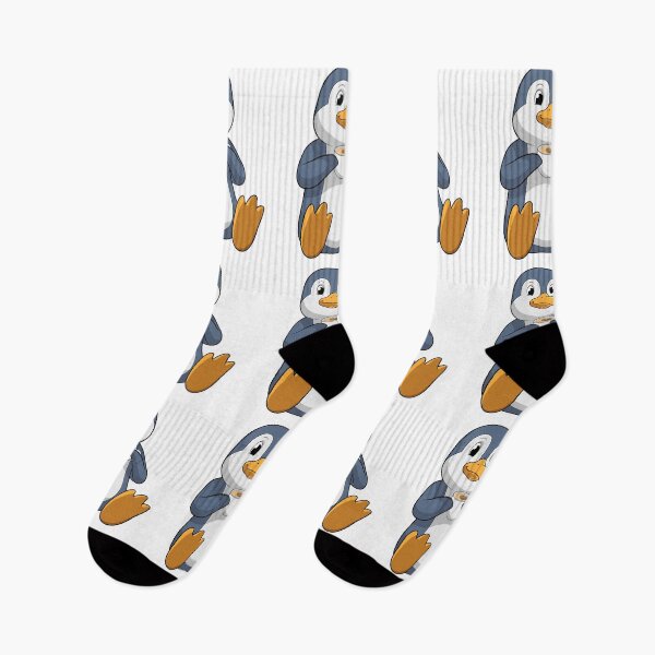 Item preview, Penguin with Coffee Cup designed and sold by Snabdesign84.