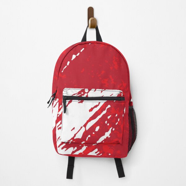 Item preview, white and red grunge texture pattern designed and sold by KamoMokotedi.