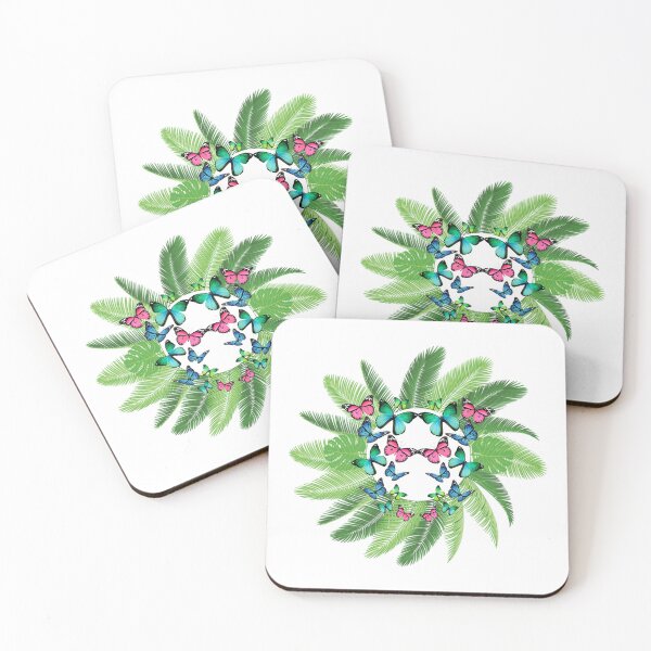 Item preview, Tropical Butterflies & Leaves designed and sold by RetroCave.