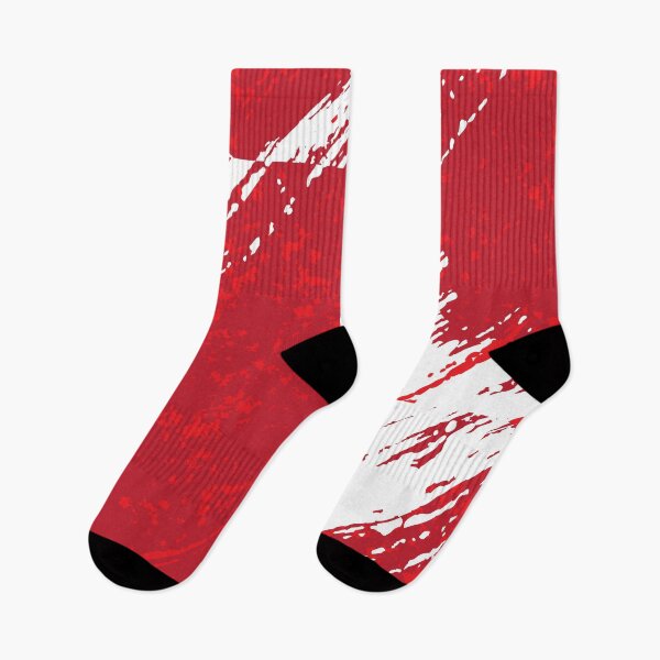 Item preview, white and red grunge texture pattern designed and sold by KamoMokotedi.