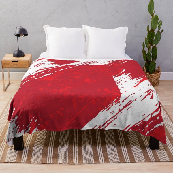 Item preview, white and red grunge texture pattern designed and sold by KamoMokotedi.
