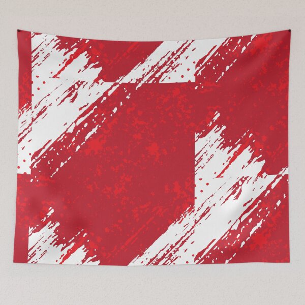 Item preview, white and red grunge texture pattern designed and sold by KamoMokotedi.