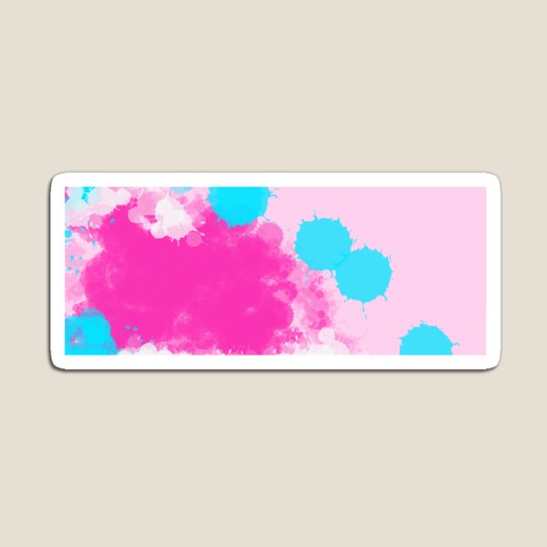 Aperçu de l'œuvre Éclaboussures roses et bleues créée et vendue par CryingCreator.