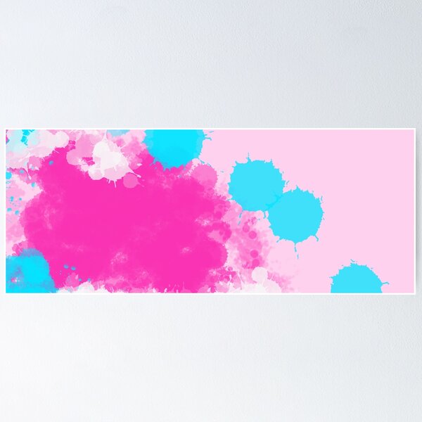 Item preview, Pink and Blue Splashes designed and sold by CryingCreator.