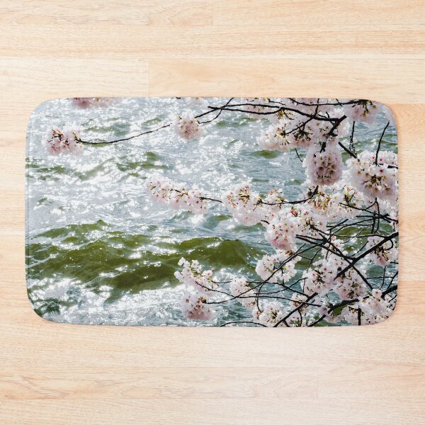 Item preview, White Sakura Tree Blossom By The Sea, Japan Tree designed and sold by Clothingspot.