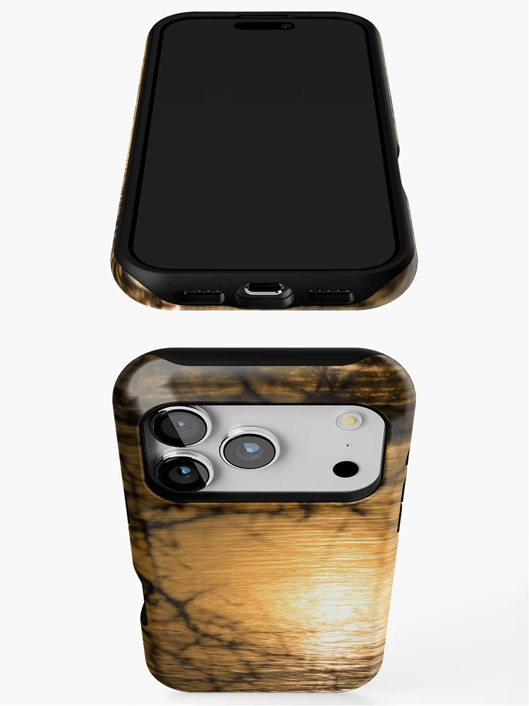 Thumbnail 3 of 4, iPhone Case, Liquid Gold designed and sold by Ralph Goldsmith.