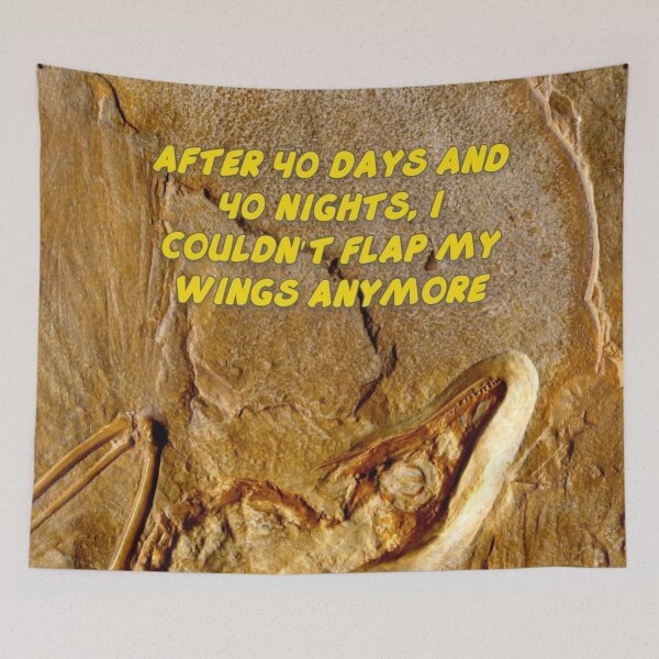 Item preview, ANIMALS #51 Archaeopteryx Flying Dinosaur - Funny Quote designed and sold by DEL-Productions.