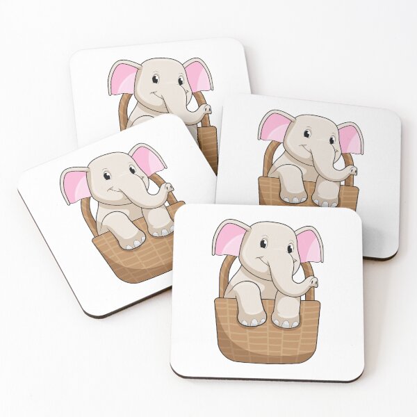 Item preview, Elephant with Basket designed and sold by Snabdesign84.
