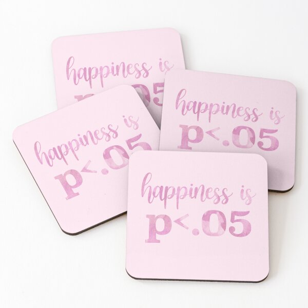 Item preview, Happiness is...Statistical Significance (Pink) designed and sold by neesheew.