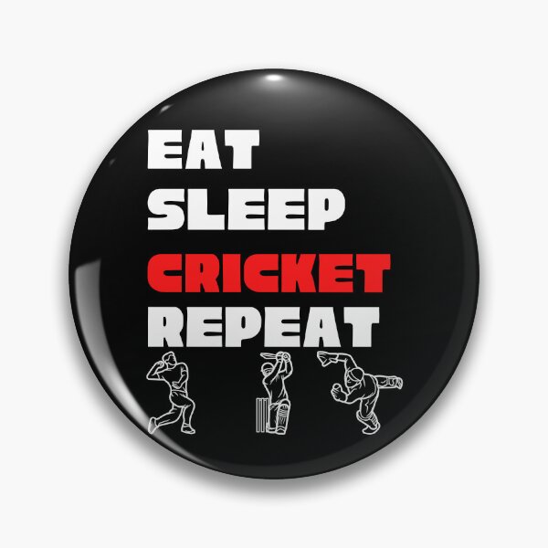 Item preview,  EAT SLEEP CRICKET REPEAT designed and sold by Affyboss6.