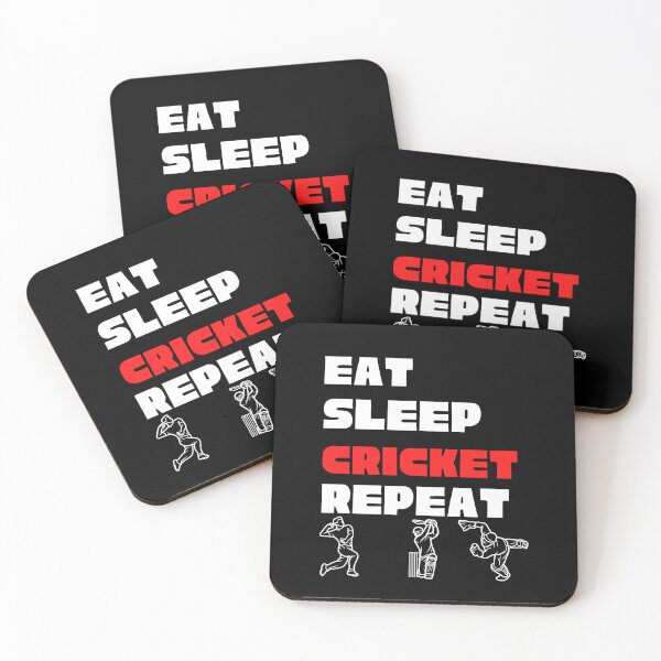 Item preview,  EAT SLEEP CRICKET REPEAT designed and sold by Affyboss6.